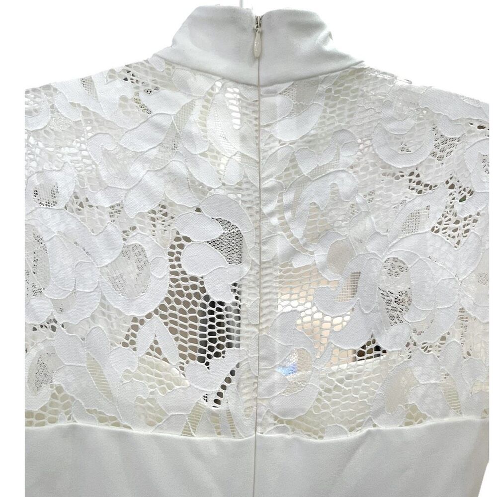 New! Nookie X Revolve Women's Lady Lace Long Sleeve Midi Dress White Large NWT - Picture 10 of 15